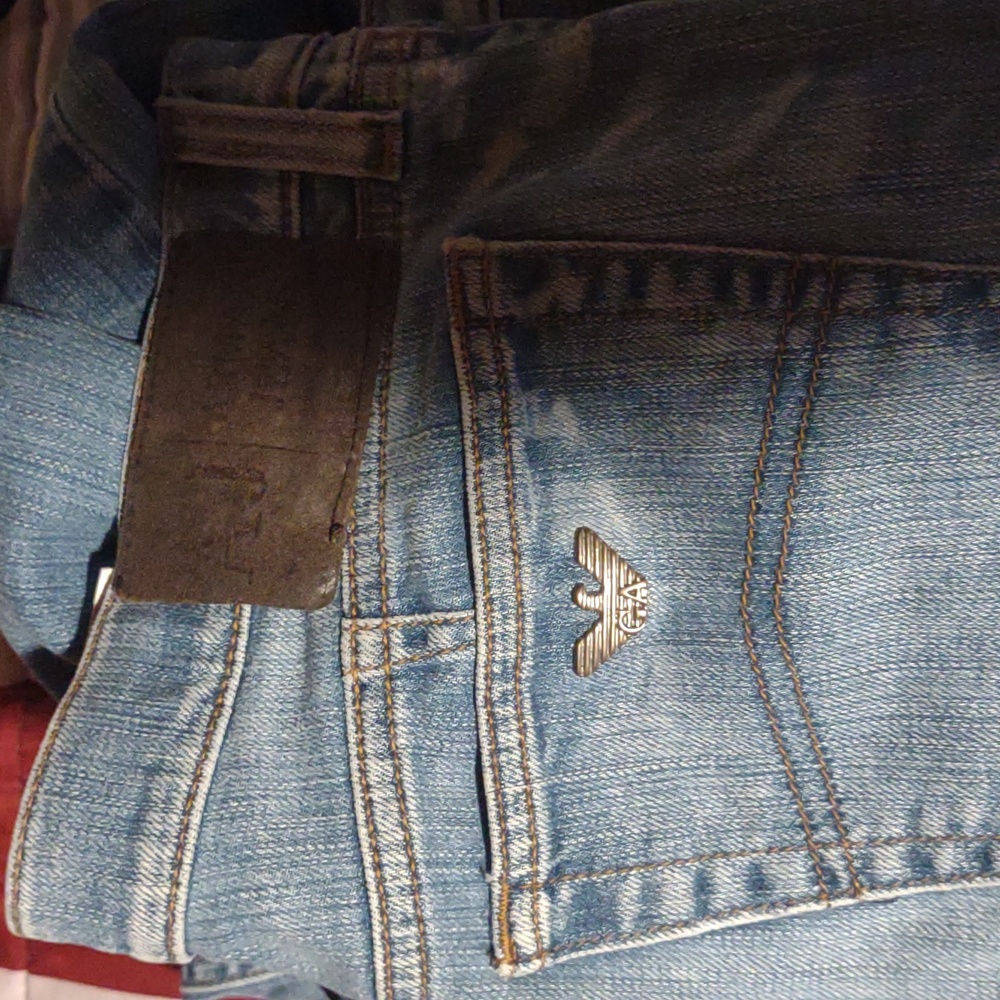 Light blue Armani jeans